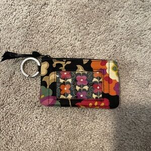 Vera Bradley • “Suzani” Pattern Zip ID Case Y2K Print